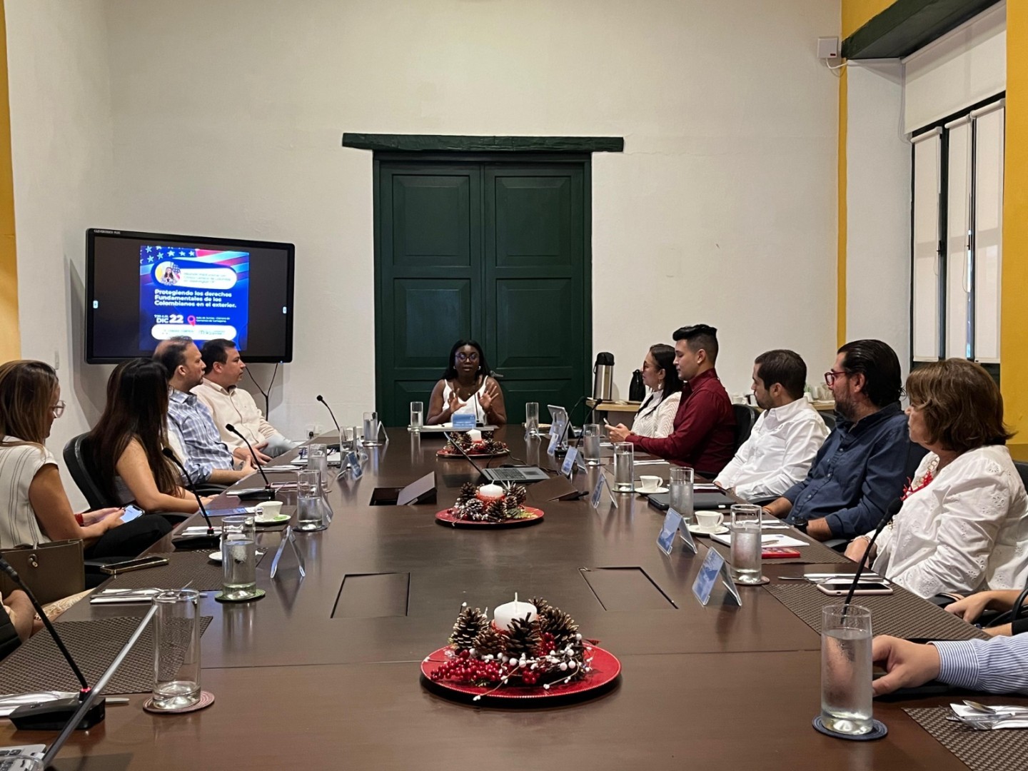 Cónsul de Colombia en Estados Unidos realiza visita oficial a la Cámara de Comercio de Cartagena y se reúne con los diferentes gremios de la ciudad